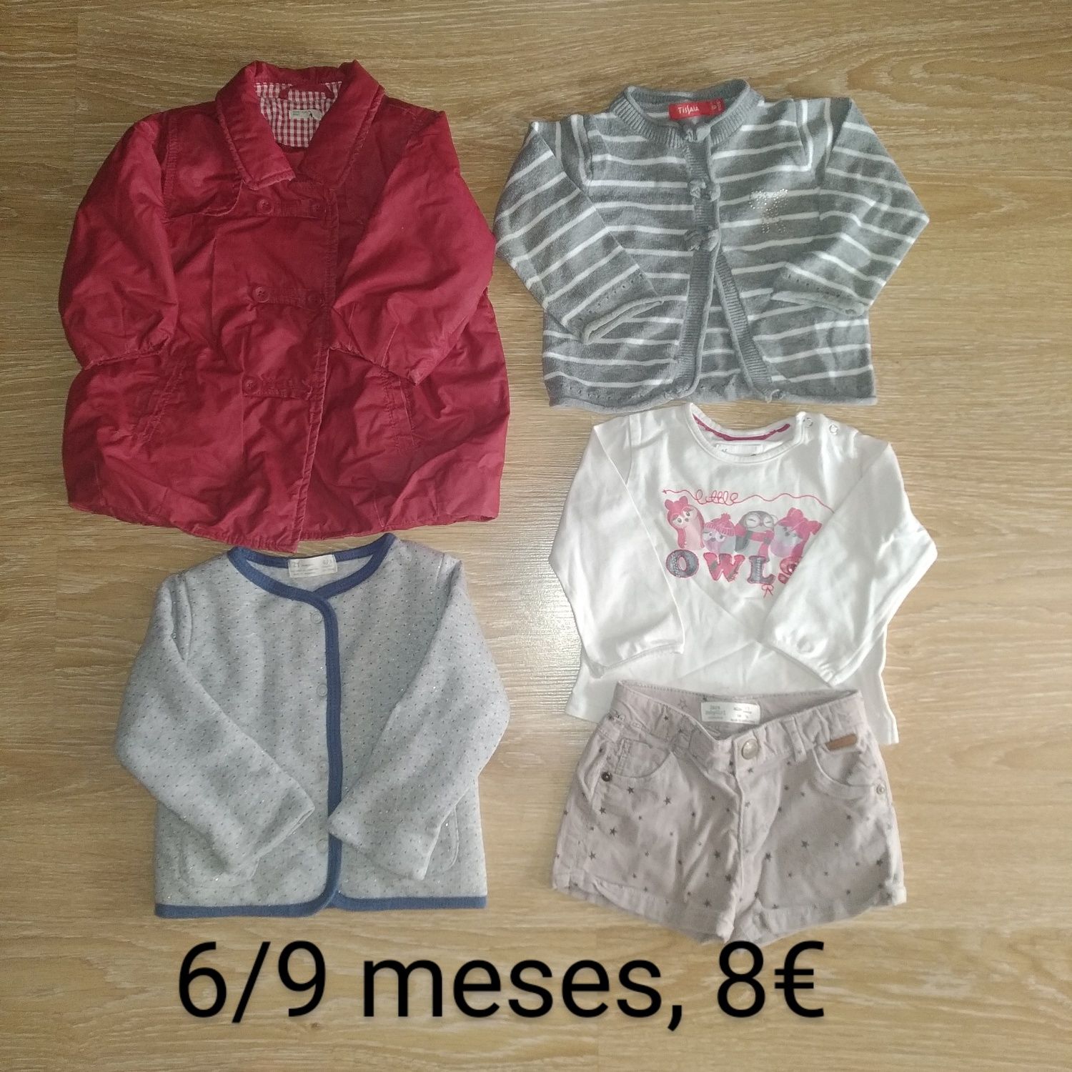 Lote roupa menina 6/9 meses