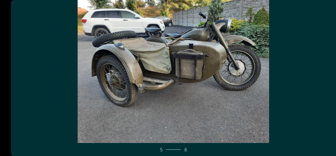 Ural 650 Dniepr K750 M 1957r. Możliwa zamiana