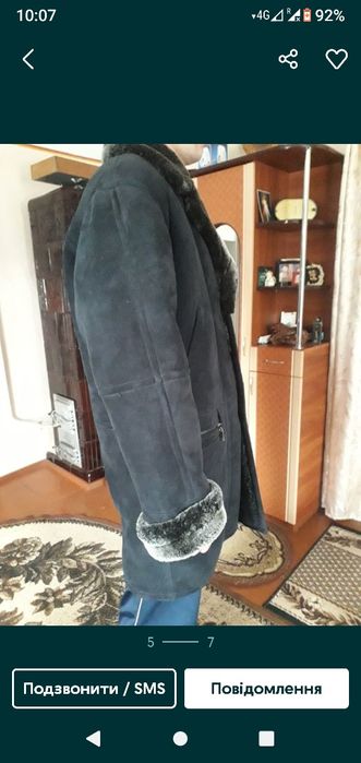 Нова Дубленка мужская, дубльонка, дублянка чоловіча, пальто, куртка