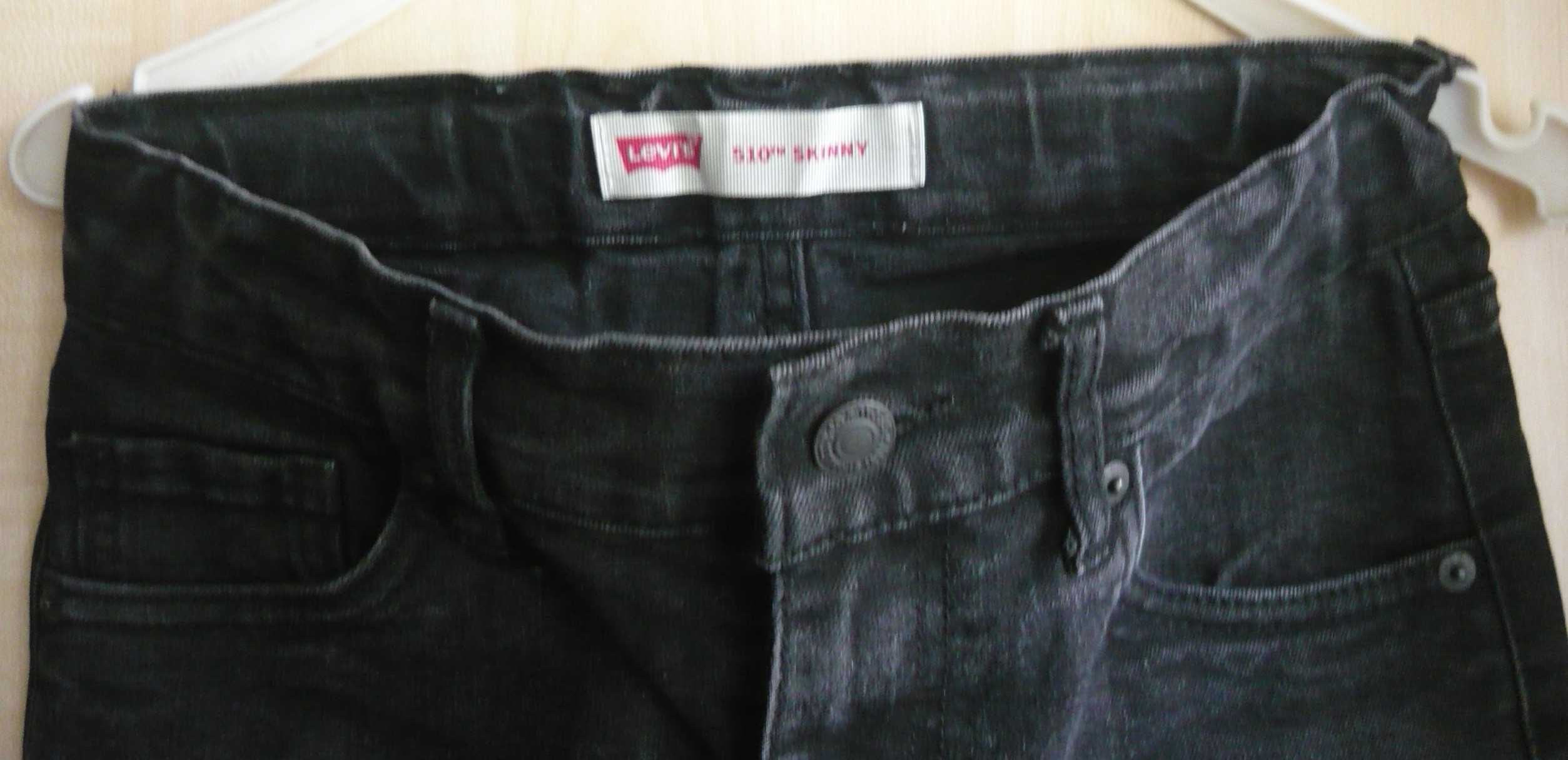 spodnie Levis 501 czarne 164 14A