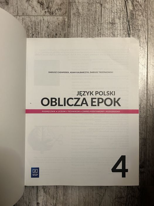 Ksiazka jezyk polski