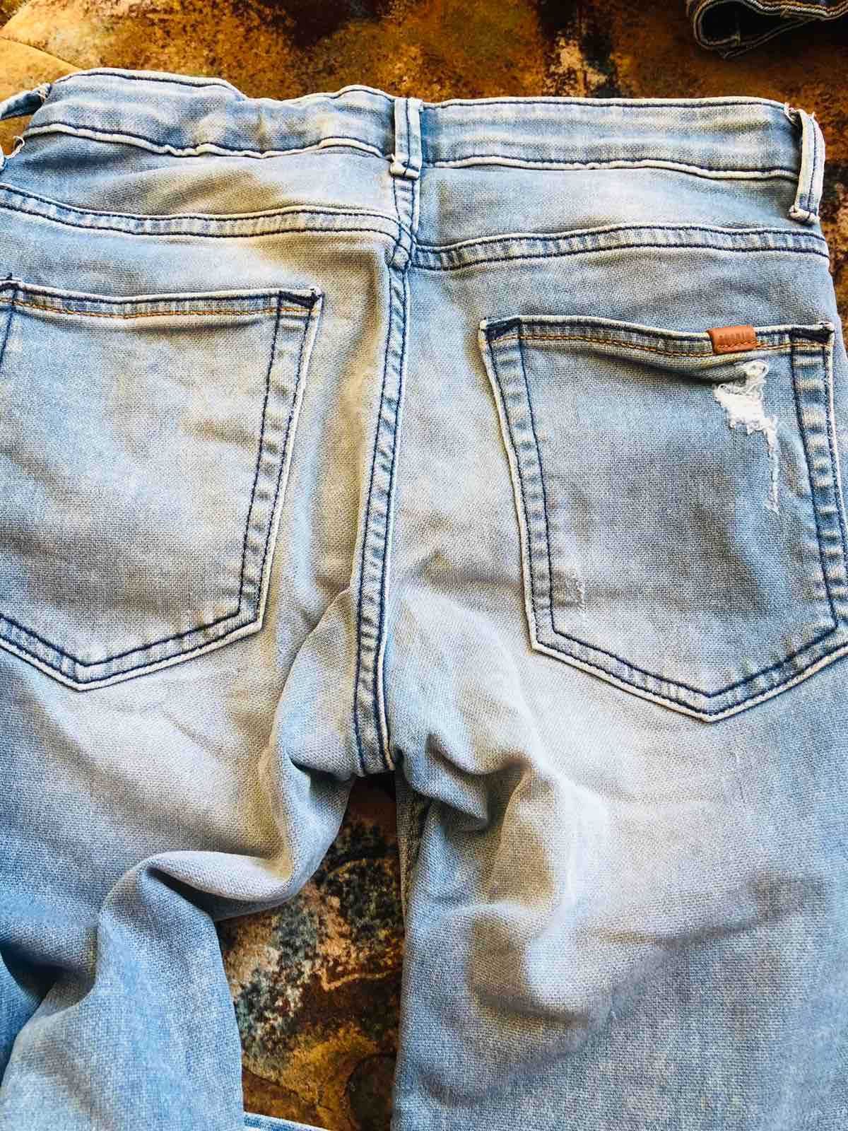 Spodnie dżinsowe skinny fit denim dla chłopca rozm. 140