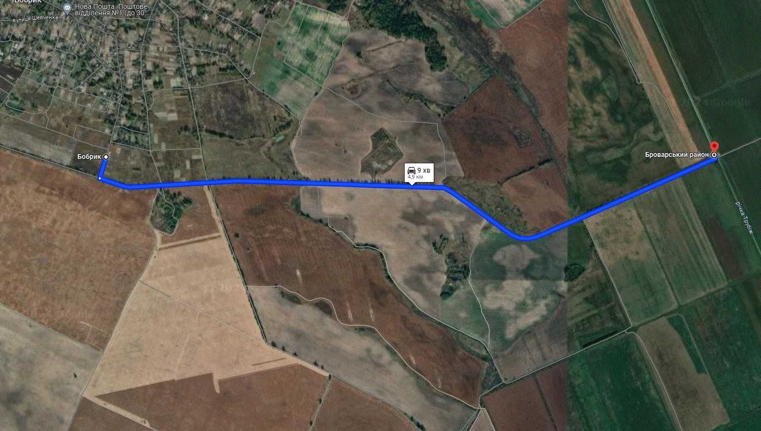 Продається земельна ділянка в с. Бобрик, Броварського р.  пл. 0,15 с.