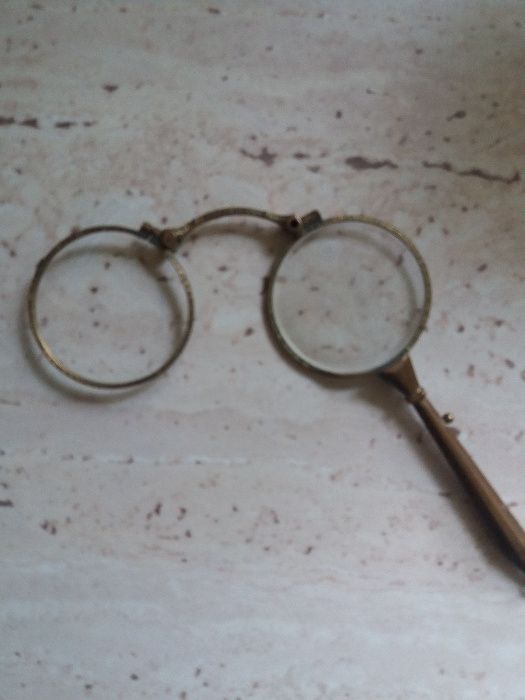 okulary binokle przedwojenne