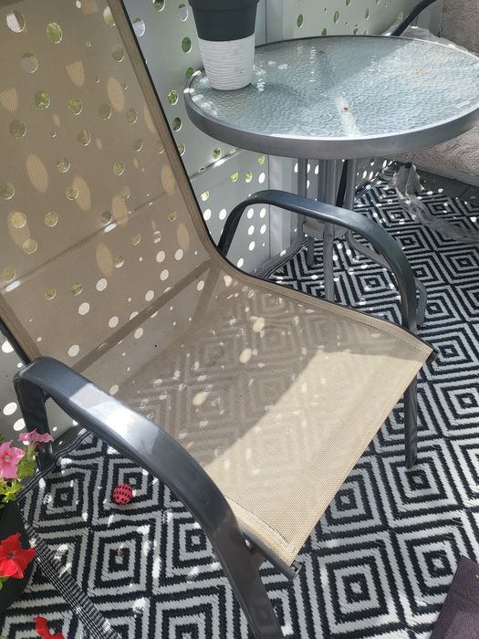 Stolik krzesło zestaw na balkon meble ogrodowedo ogrodu meble