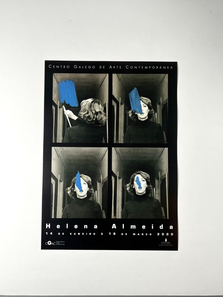 Cartaz Helena Almeida Centro Galego de Arte Contemporánea 2000