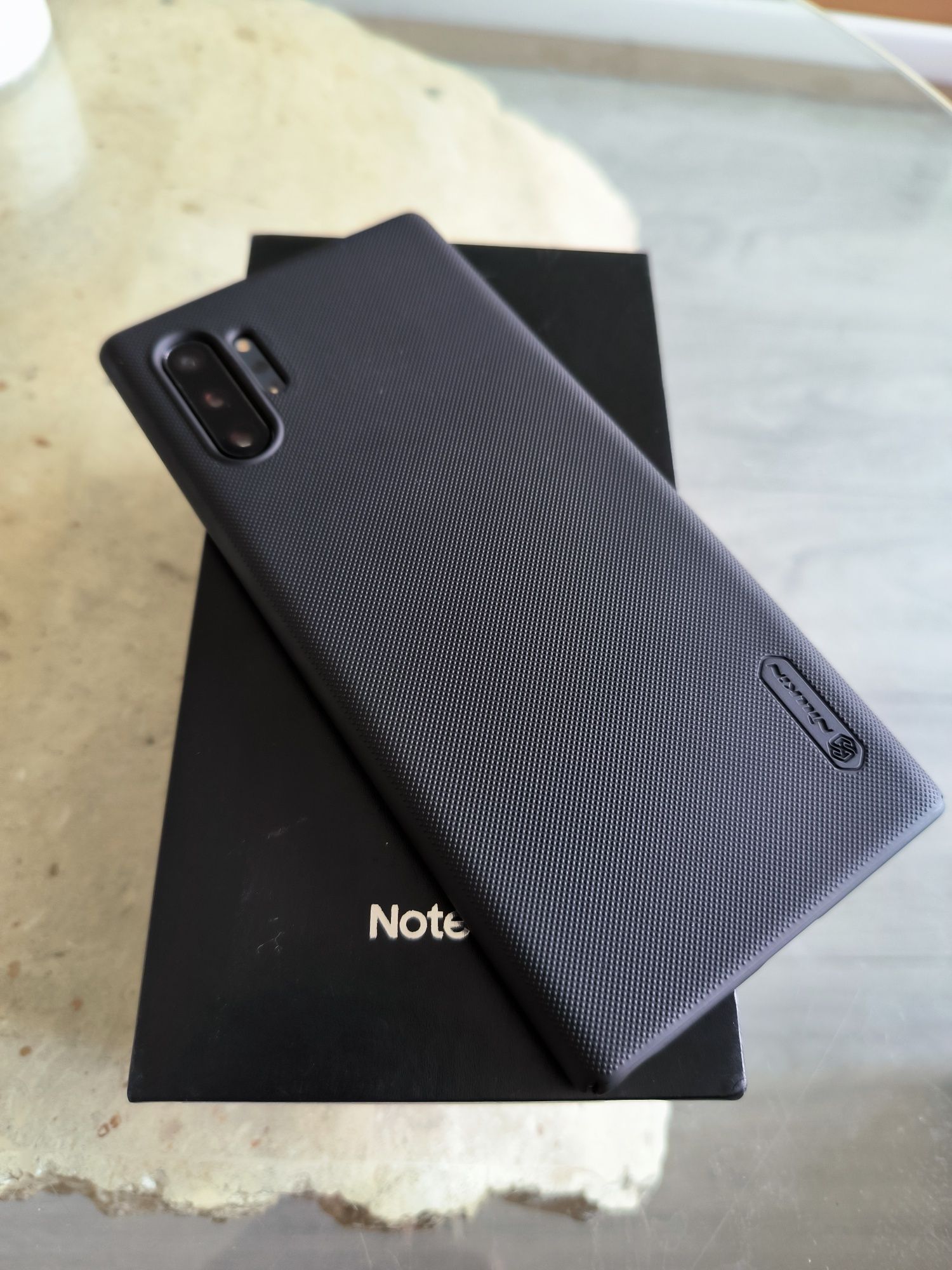 Galaxy Note 10 plus 12/256 Black Idealny stan komplet etui
