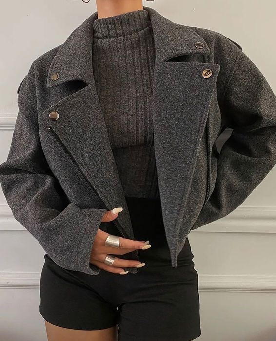 Nowa kurtka damska na zamek ramoneska oversized XL