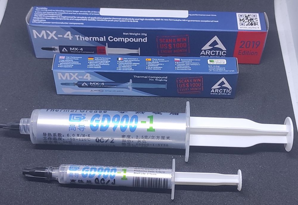 Качественная термопаста GD 900-1 цена за 3 грама , ARCTIC MX-4