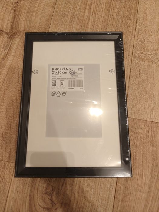 IKEA KNOPPANG Ramka, czarny, 21x30 cm