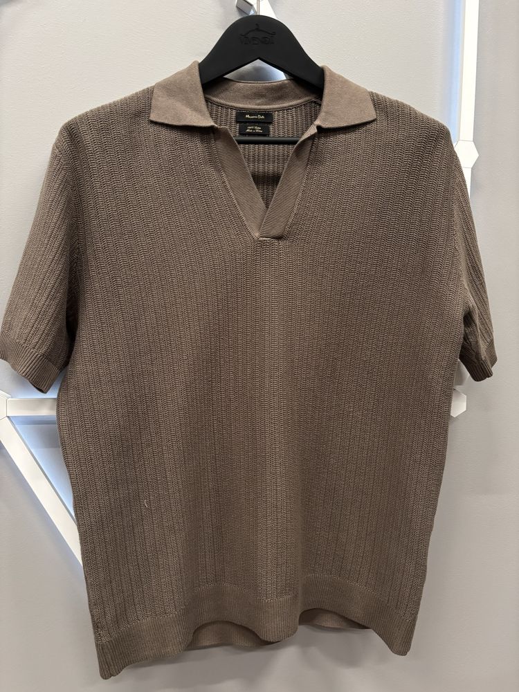 Поло коричнева Massimo Dutti M