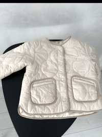 Легкая стеганая куртка бомбер Zara на девочку 2-3 года 98 см