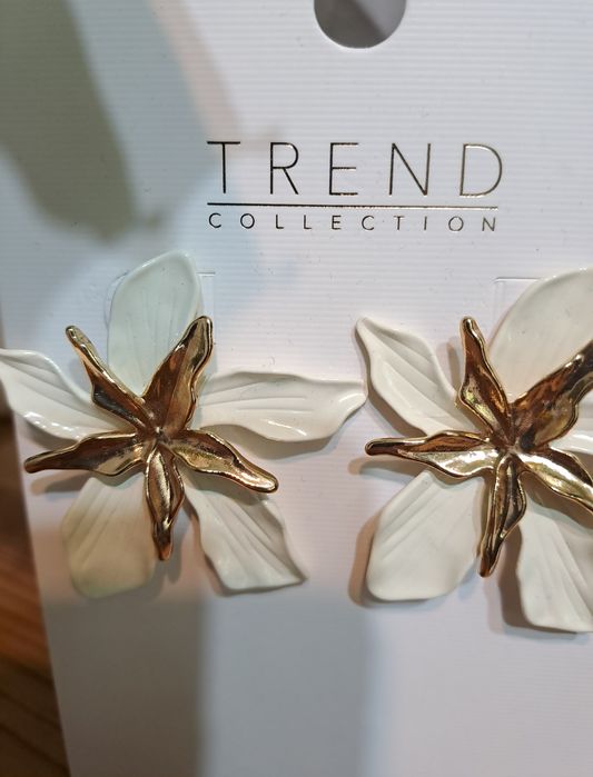 Nowe kolczyki kwiaty parfois na prezent