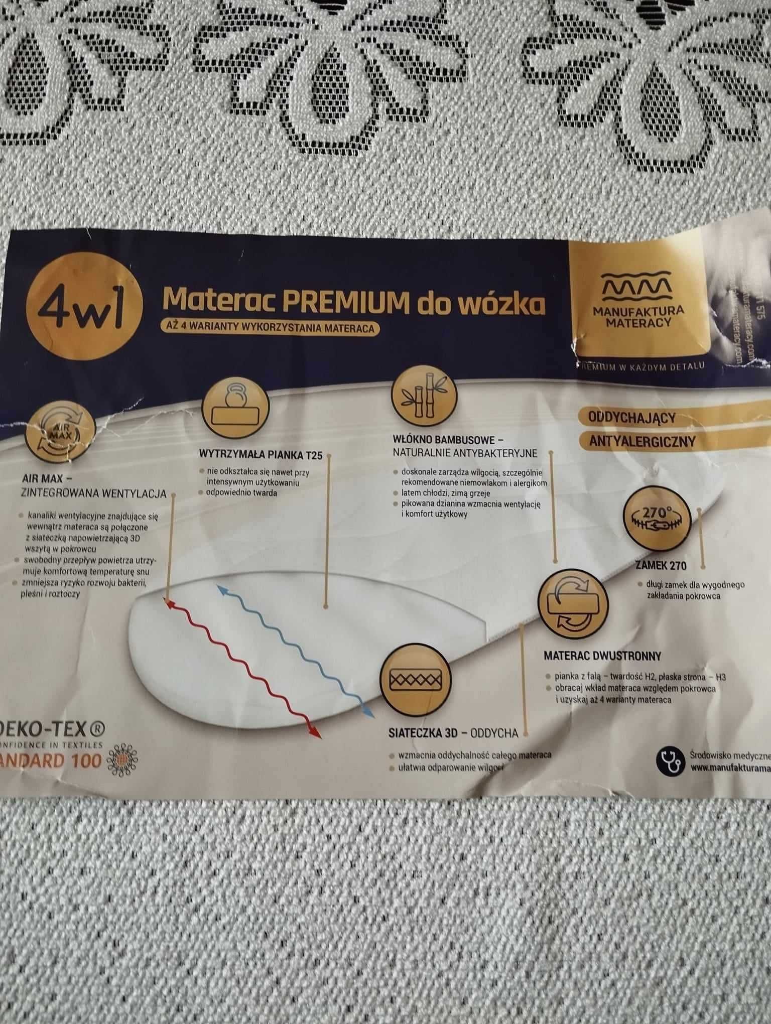Nowy materacyk do wózka