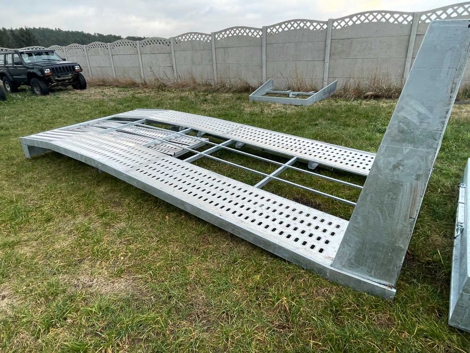 Najazd Autolaweta zabudowa 5m Nowa Aluminium Ducato Boxer Jumper Maxi