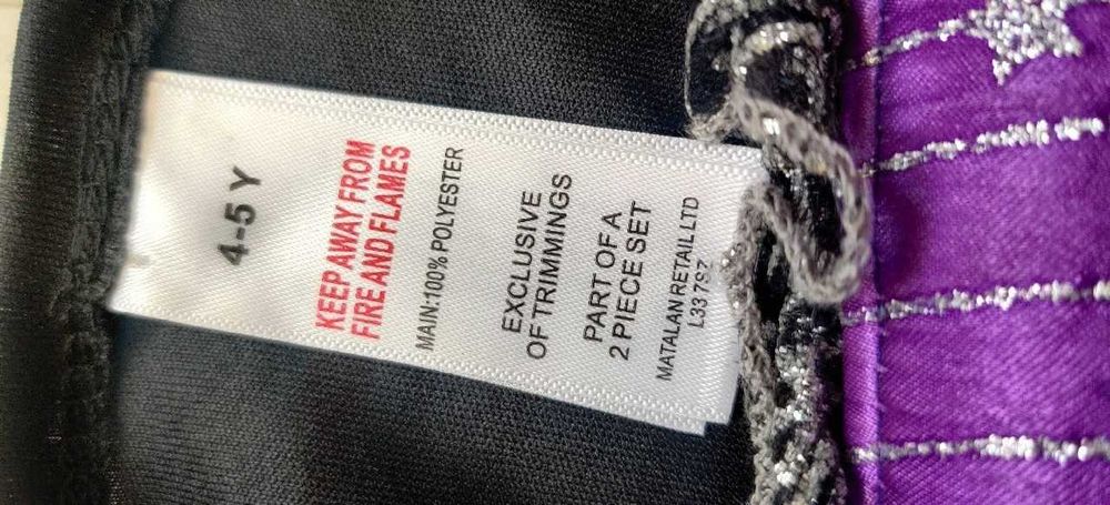 sukienka i maska przebranie dla dziewczynki