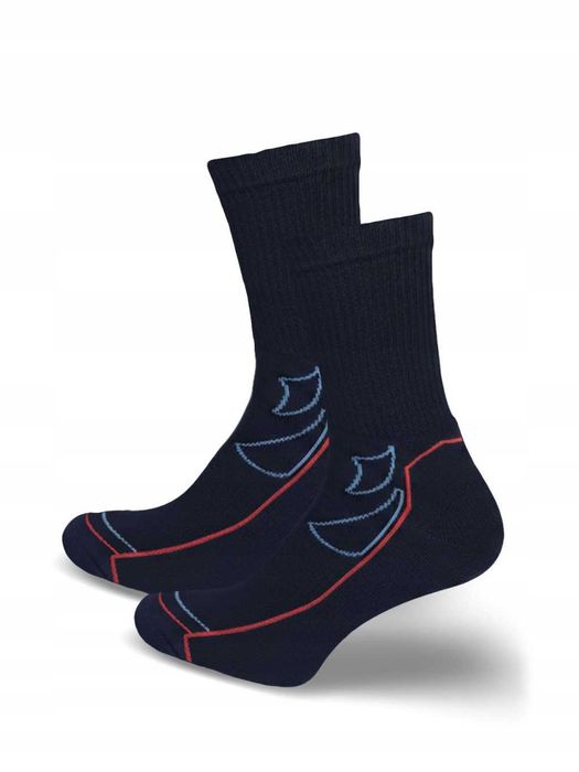 Skarpety Męskie Bawełniane 1/2 Frotte Multisport MILENA r.38-40  3-pak