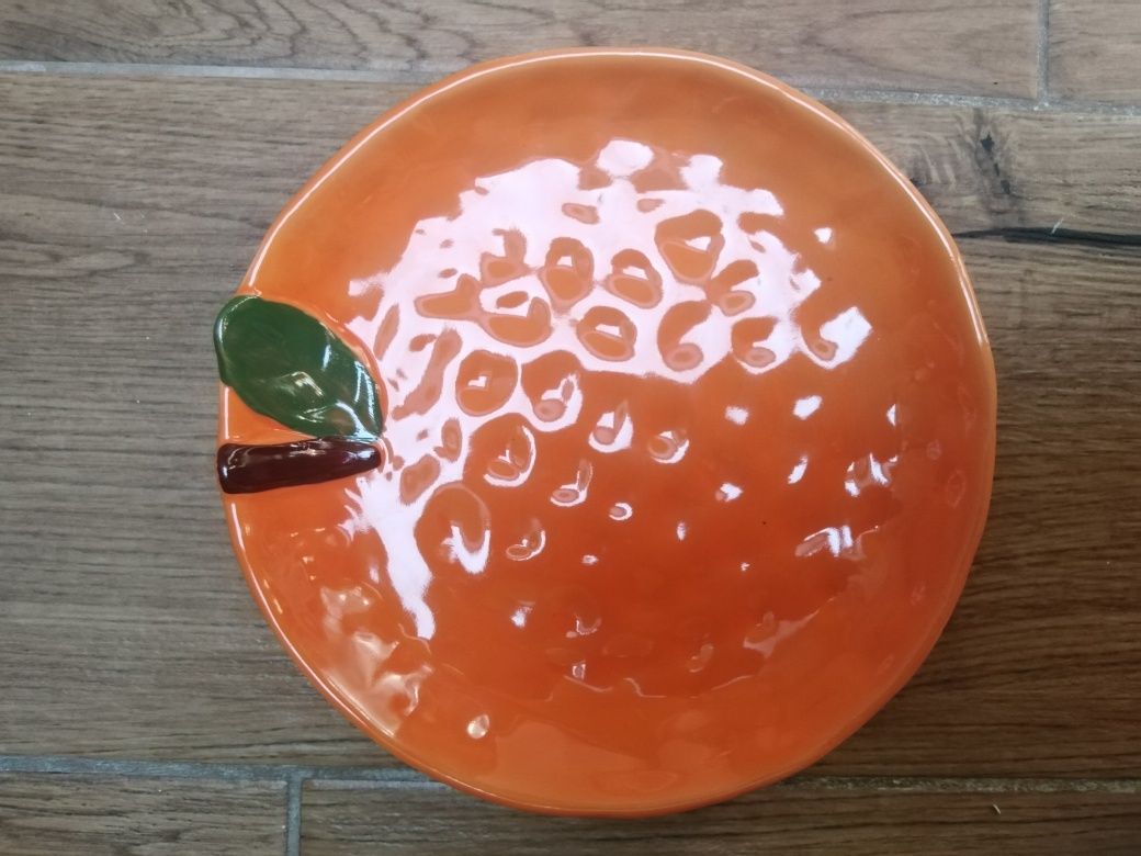 Talerzyk deserowy pomarańcza