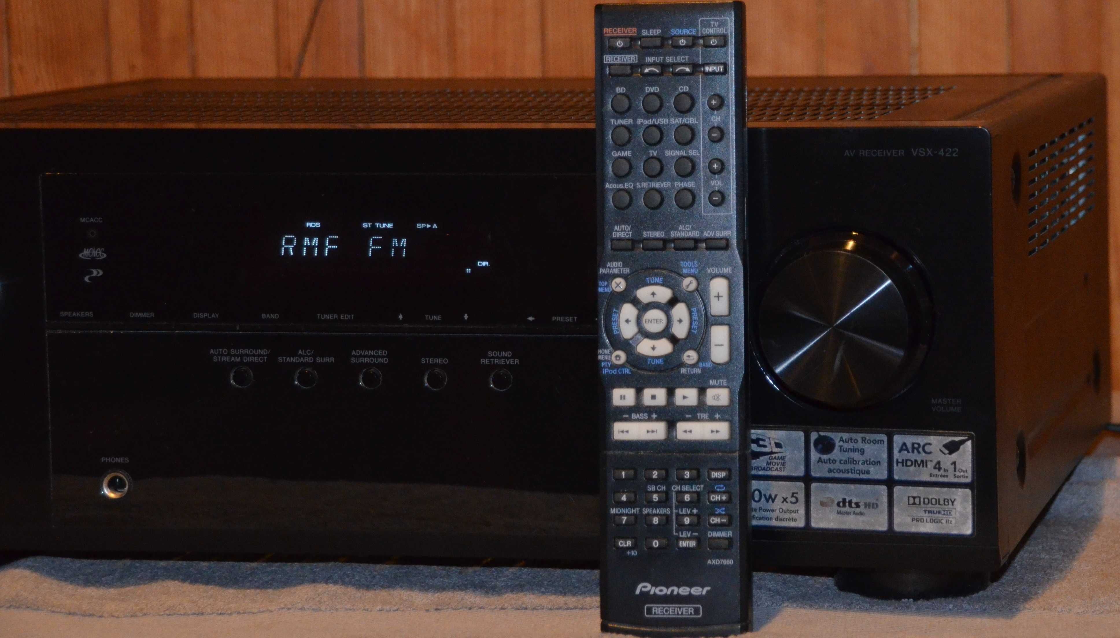 Pioneer VSX-422 Amplituner kina domowego 5.1 HDMI +Pilot Gwarancja