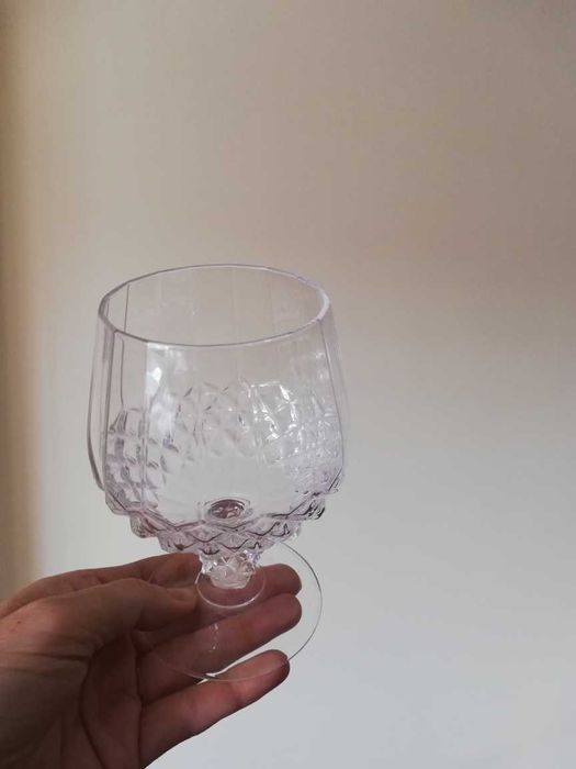 Conjunto de 6 copos de conhaque em Cristal d'Arques