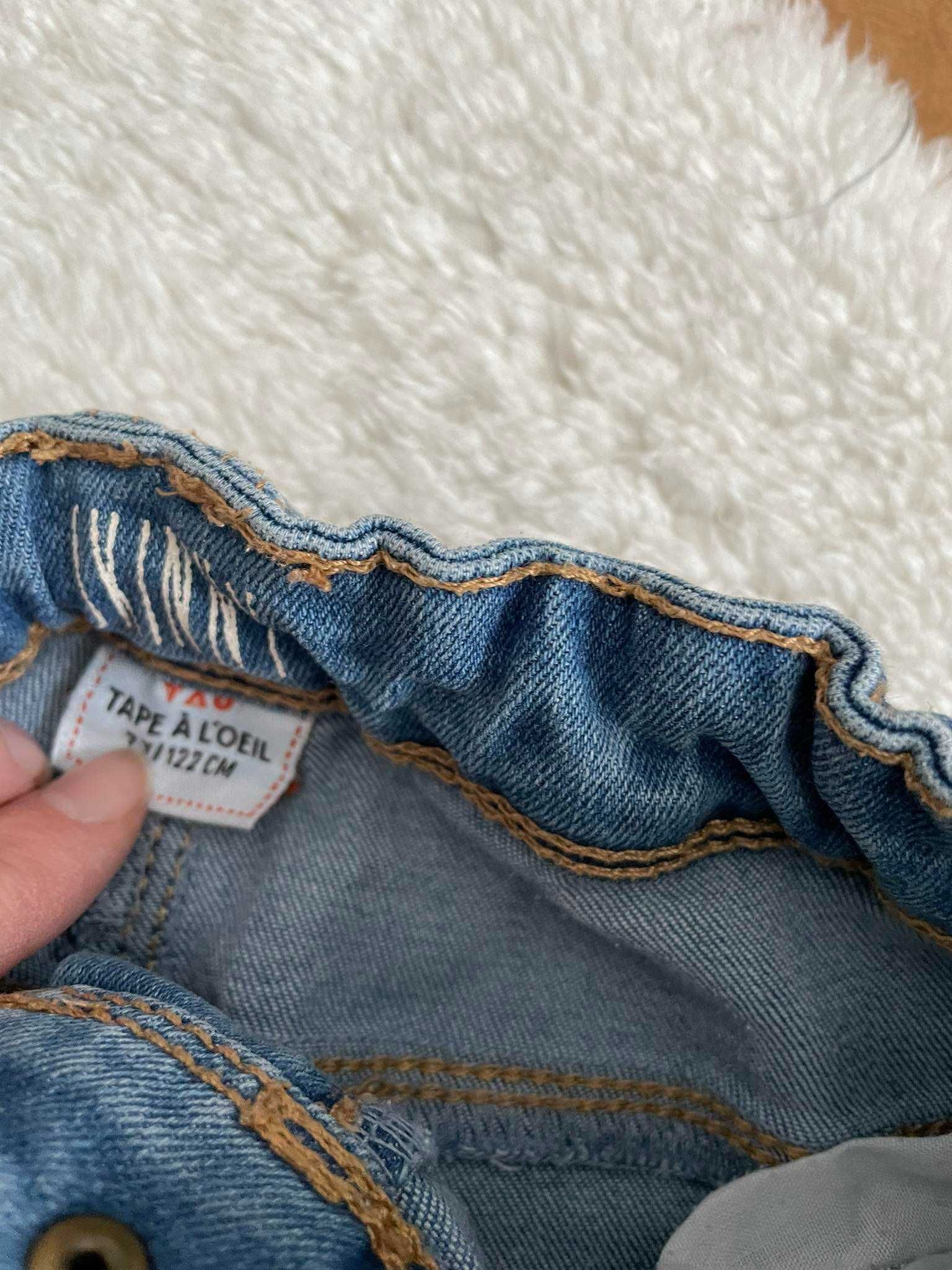 Tape a l'oeil  spodnie skinny jeansy 122 r. 7