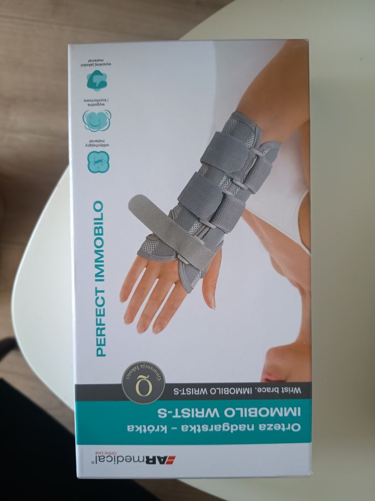 Orteza nadgarstka krótka
