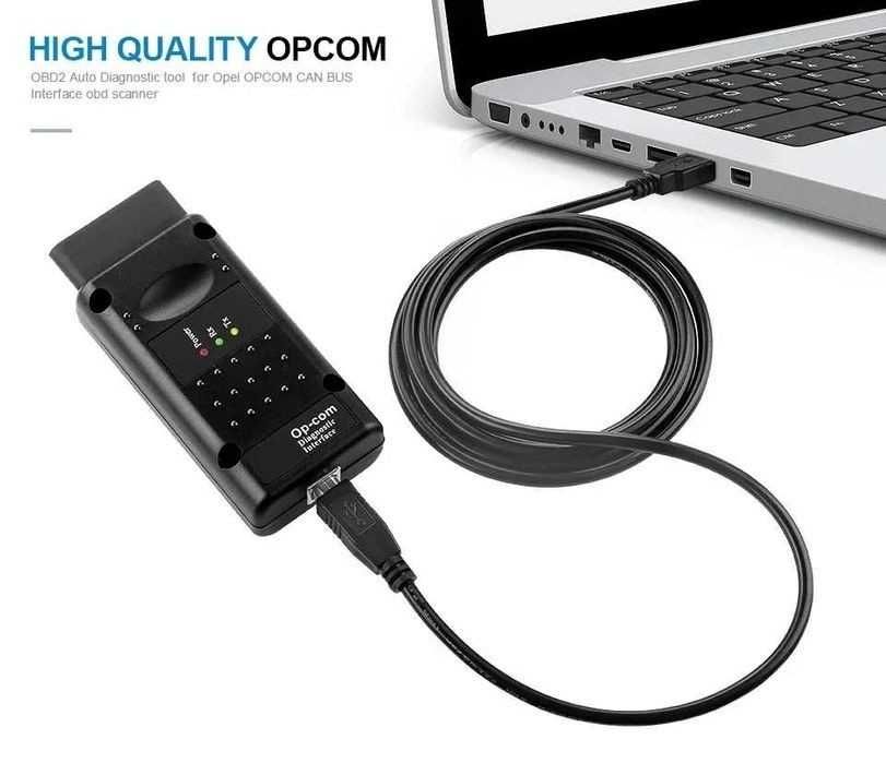 Диагностический авто сканер OPEL OP COM v1.99 obd2 для опеля с прогой