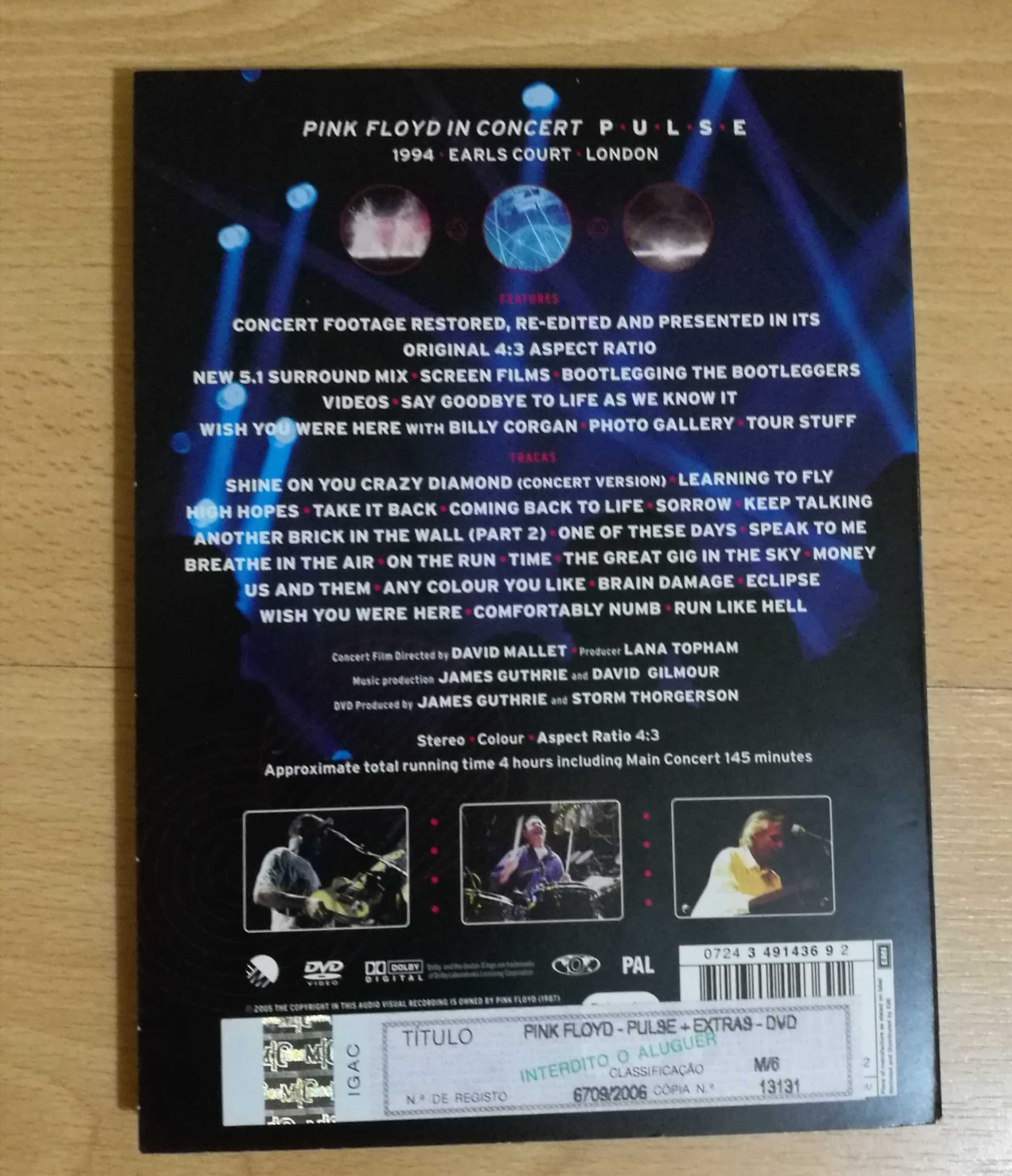 Pink Floyd Pulse Live 1994 Londres