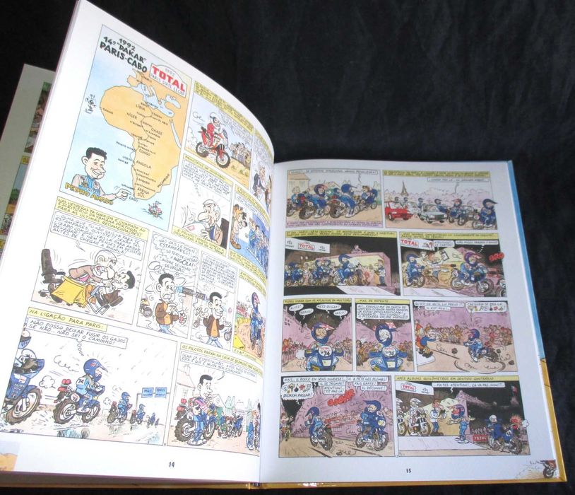 Livro BD Os Portugas no Dakar Luís Pinto Coelho e Elisabete Jacinto