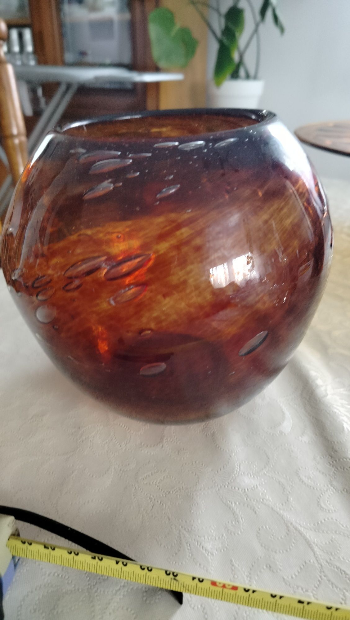 Stary wazon z bąblami powietrza