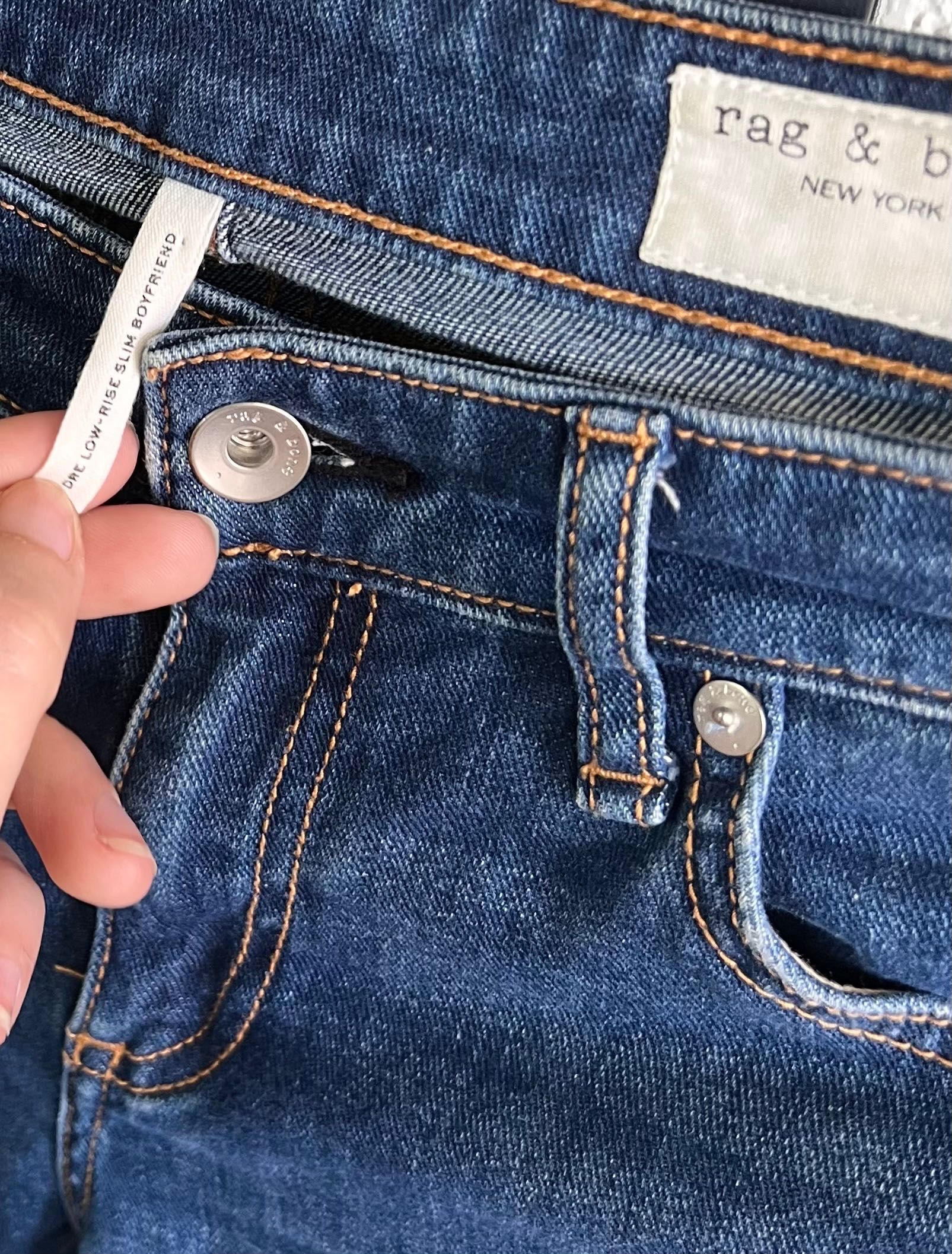 Spodnie jeansy damskie rag&bone 26