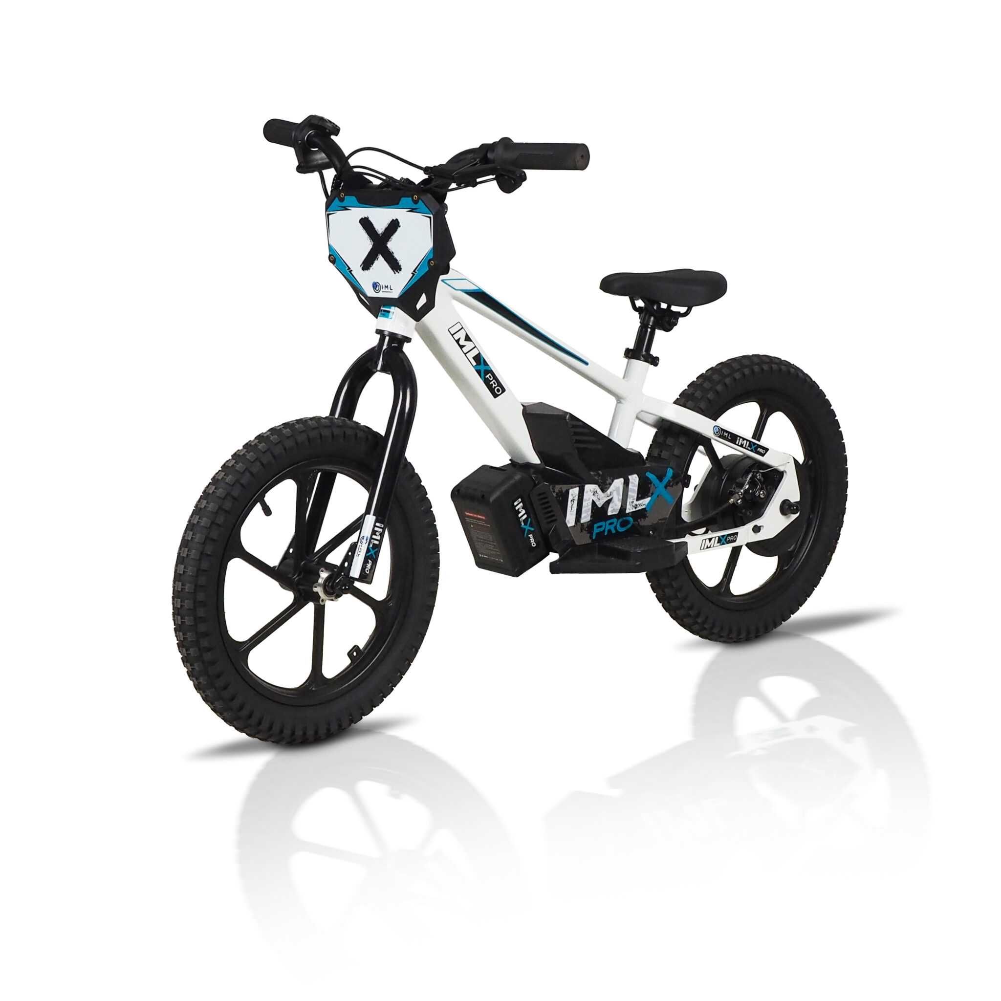 Elektryczny rowerek biegowy IML X PRO 16” rower cross mtb 350W 5Ah