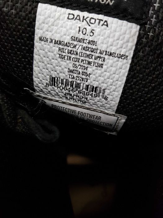 Buty robocze DAKOTA rozm 43,5 wkł 29 cm S3