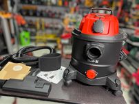 Пылесос строительный Yato Сухая и влажная уборка 1400 Вт 20 л +розетка