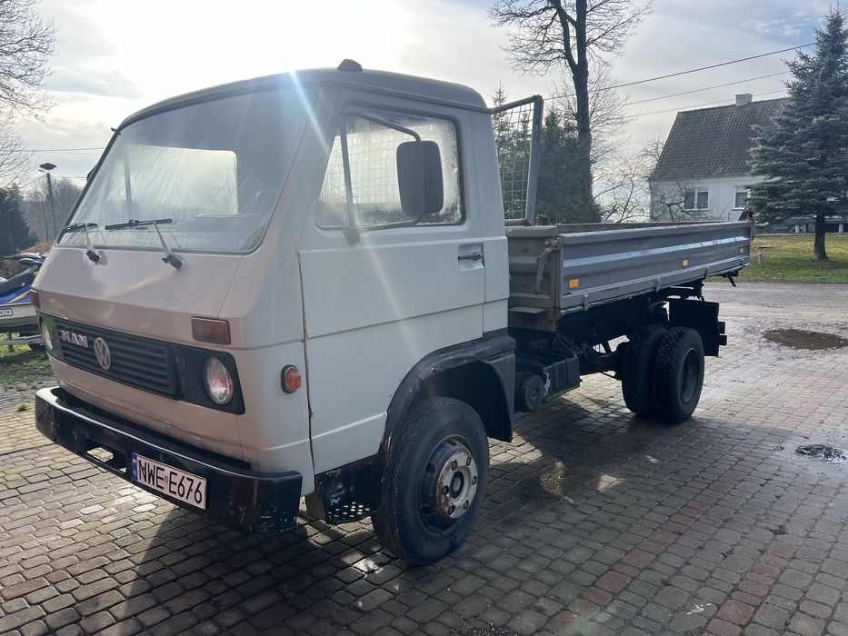 Man 8.136, VW L90 wywrotka meiller kipper.