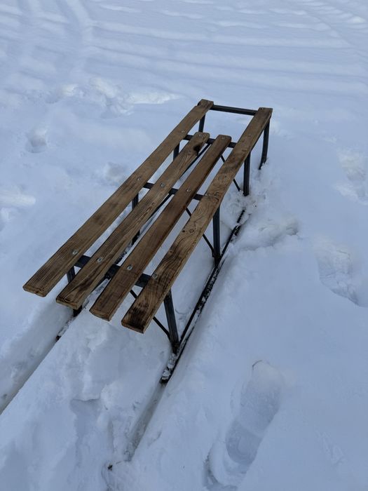 Duże sanki na kulig