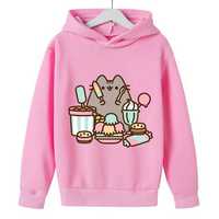 Bluza z Kapturem Kot Pusheen - Rozmiar 140