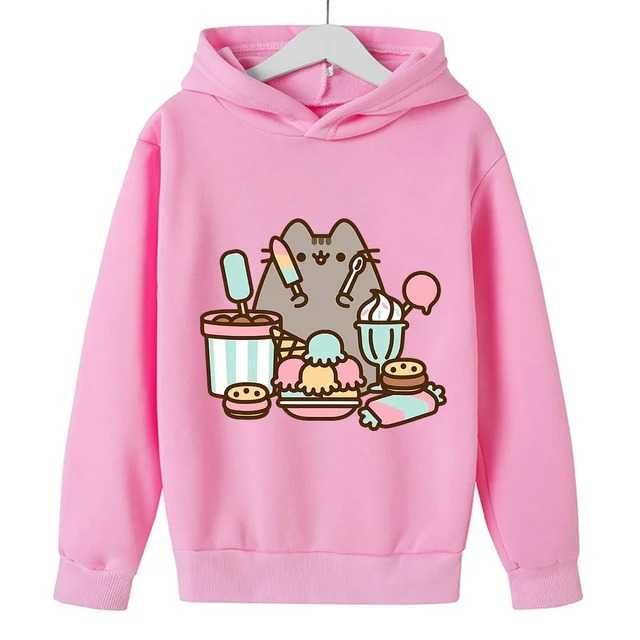 Bluza z Kapturem Kot Pusheen - Rozmiar 140