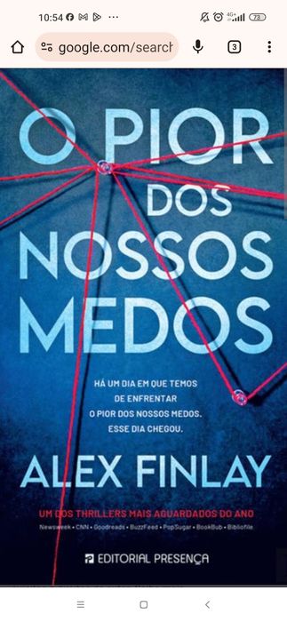 O Pior dos Nossos Medos
de Alex Finlay;