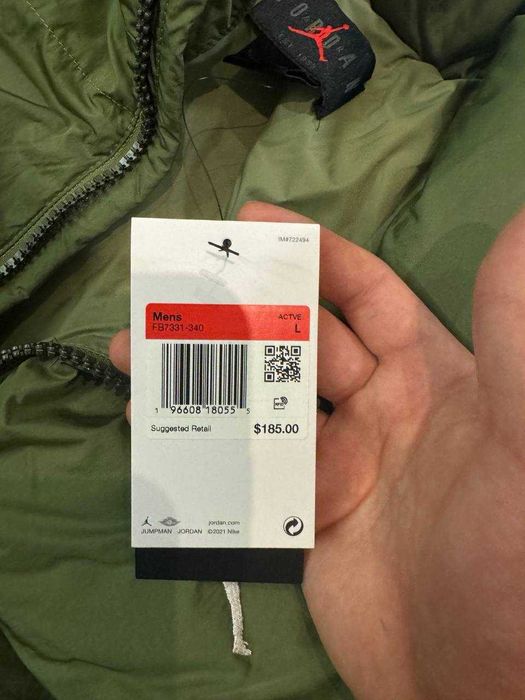 Пуховик Jordan ! Оригінал, пуховик nike M,L. Нові, теплі !