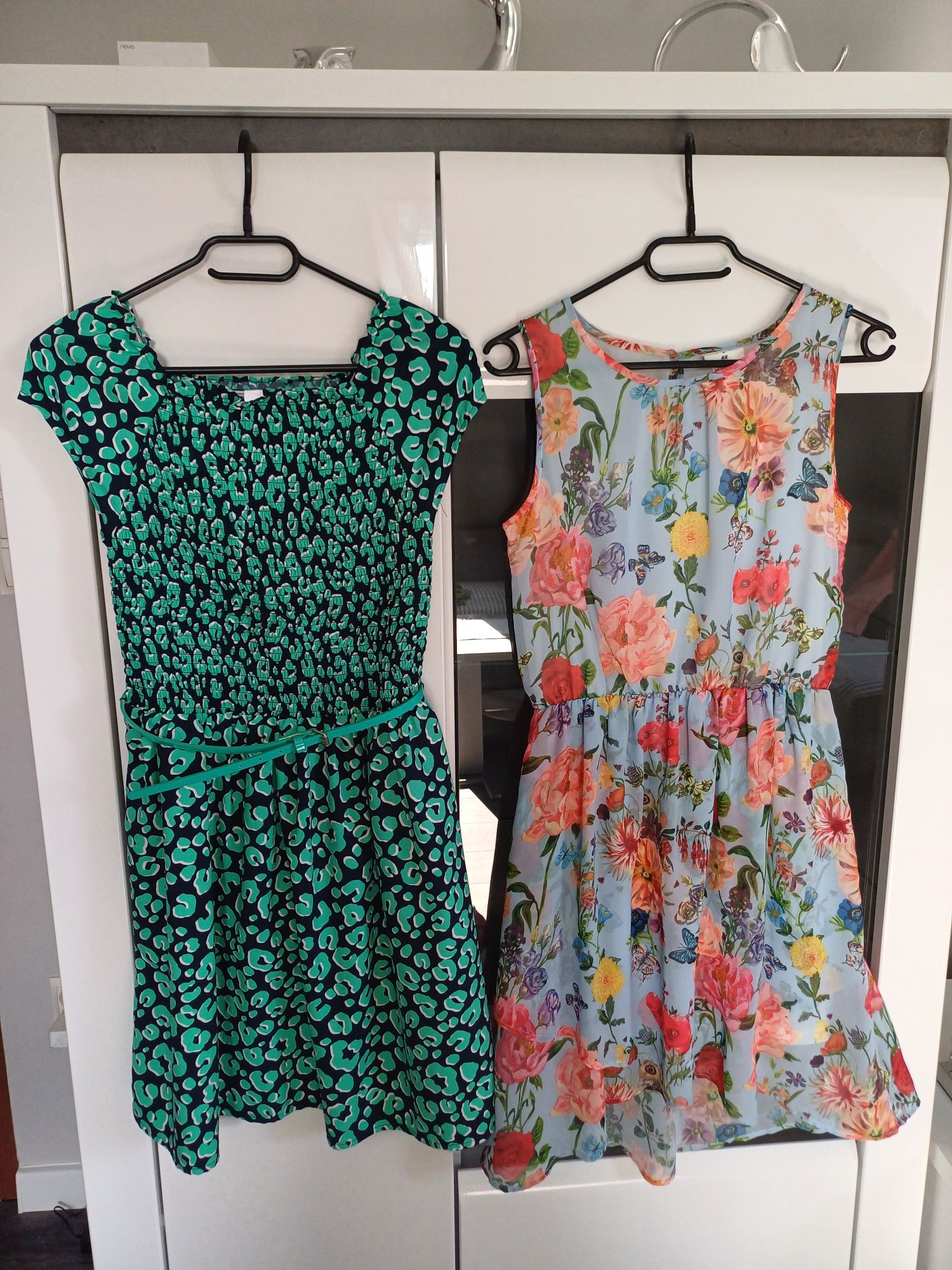 Śliczne sukienki r. 164 H&M i C&A