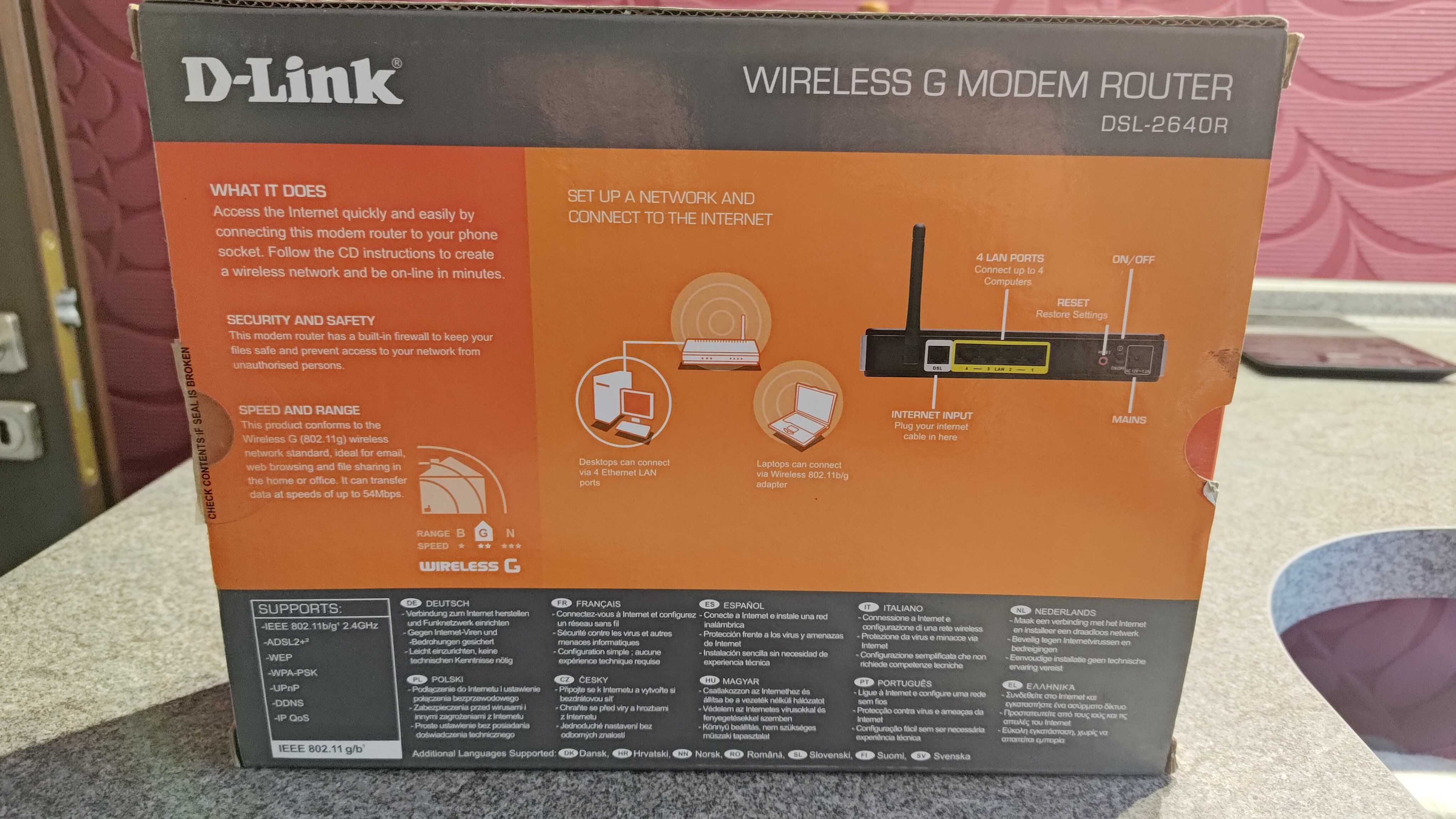 Router D-Link DSL-2640R