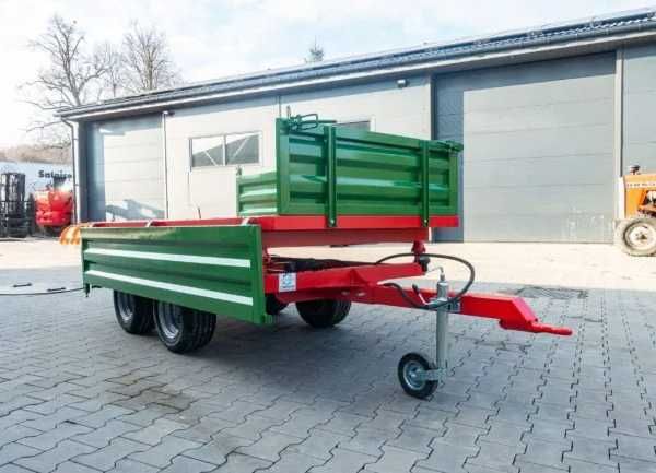 Przyczepa 2,5 t z kiprem na 3 strony Stal-met