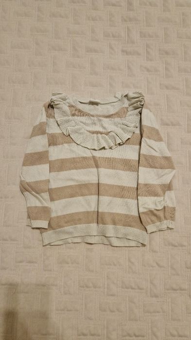 Sweterek w paski H&M 98