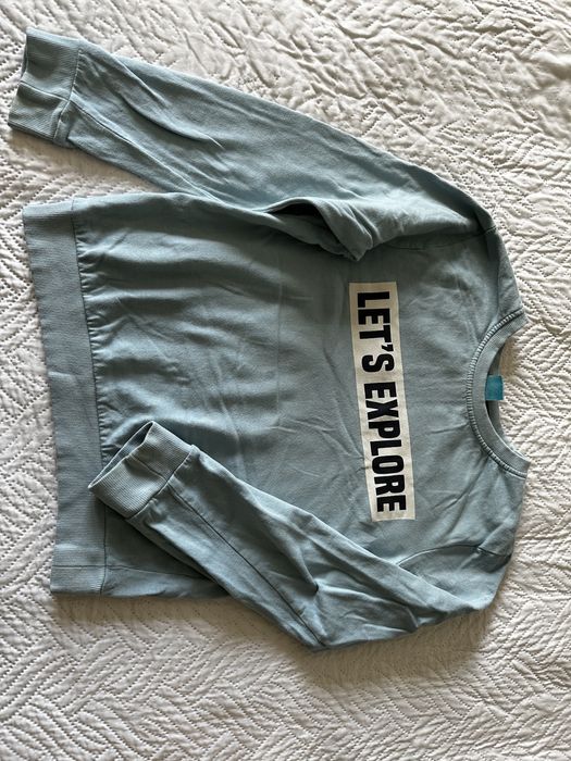 Dziecieca blekitna bluza rozm.134 little kids