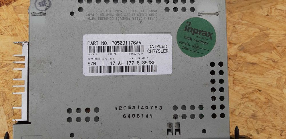 Radio Jeep Grand Cherokee 05-07r Dodge Ram