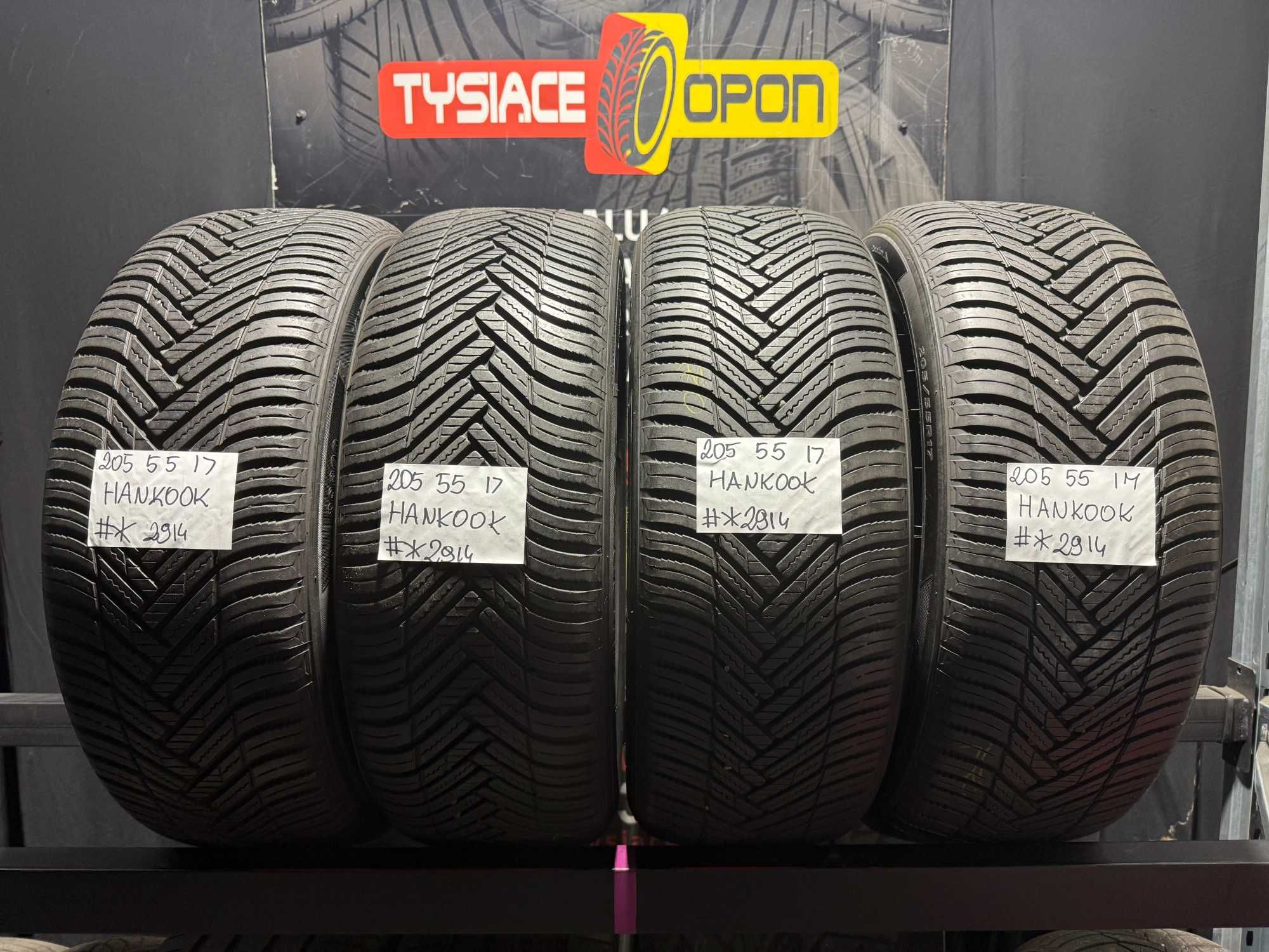 Opony Całoroczne 205/55/17 HANKOOK KINERGY KOMPLET #*2914