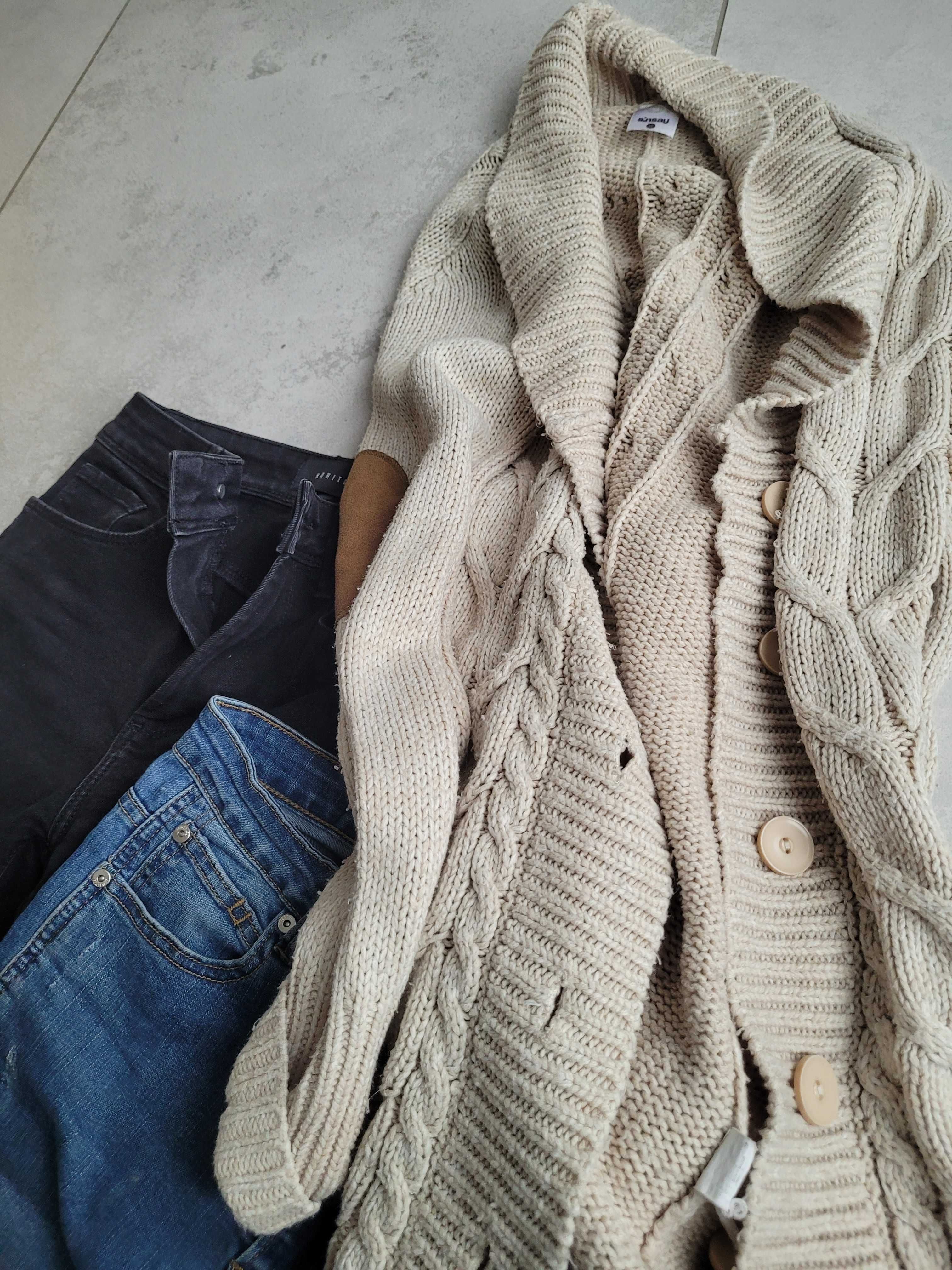 Zestaw spodnie x2 i sweter