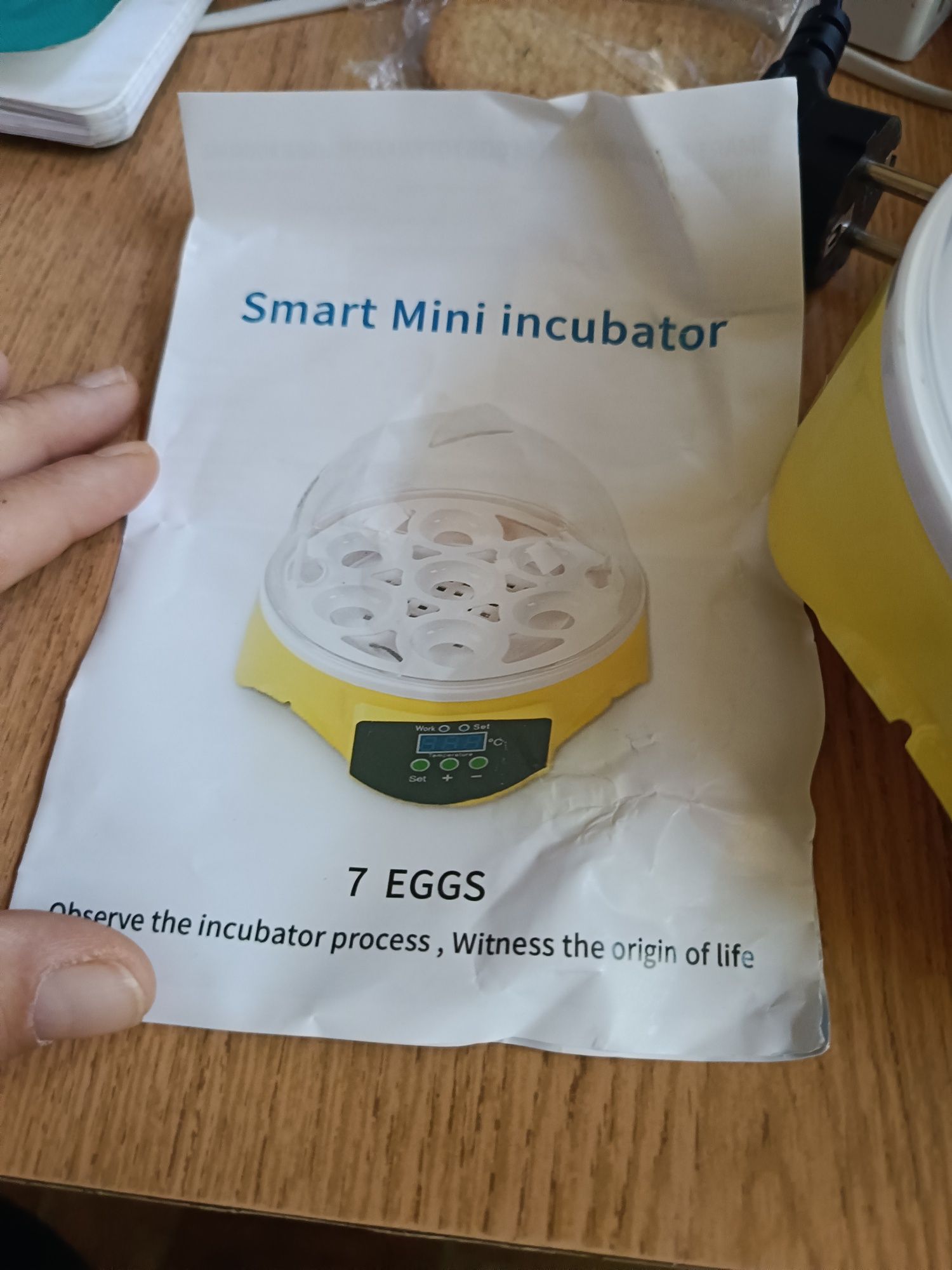Smart Mini Inkubator na 7 jaj, przeznaczony do wylęgania jaj drobiu, n