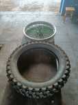 Koło przód 21" tył 18" opona pirelli 120/100 kawasaki kdx kmx kx 125.